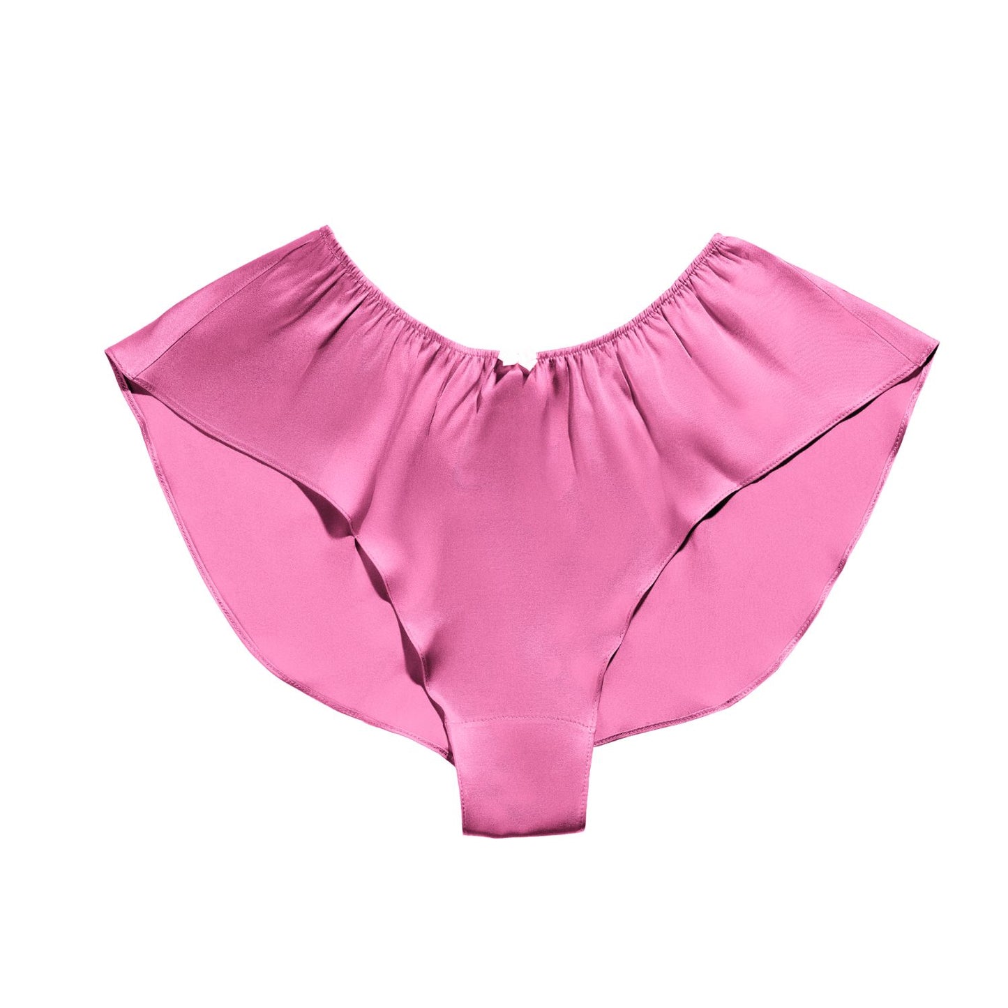 Silk French Knickers Shorts in Pink