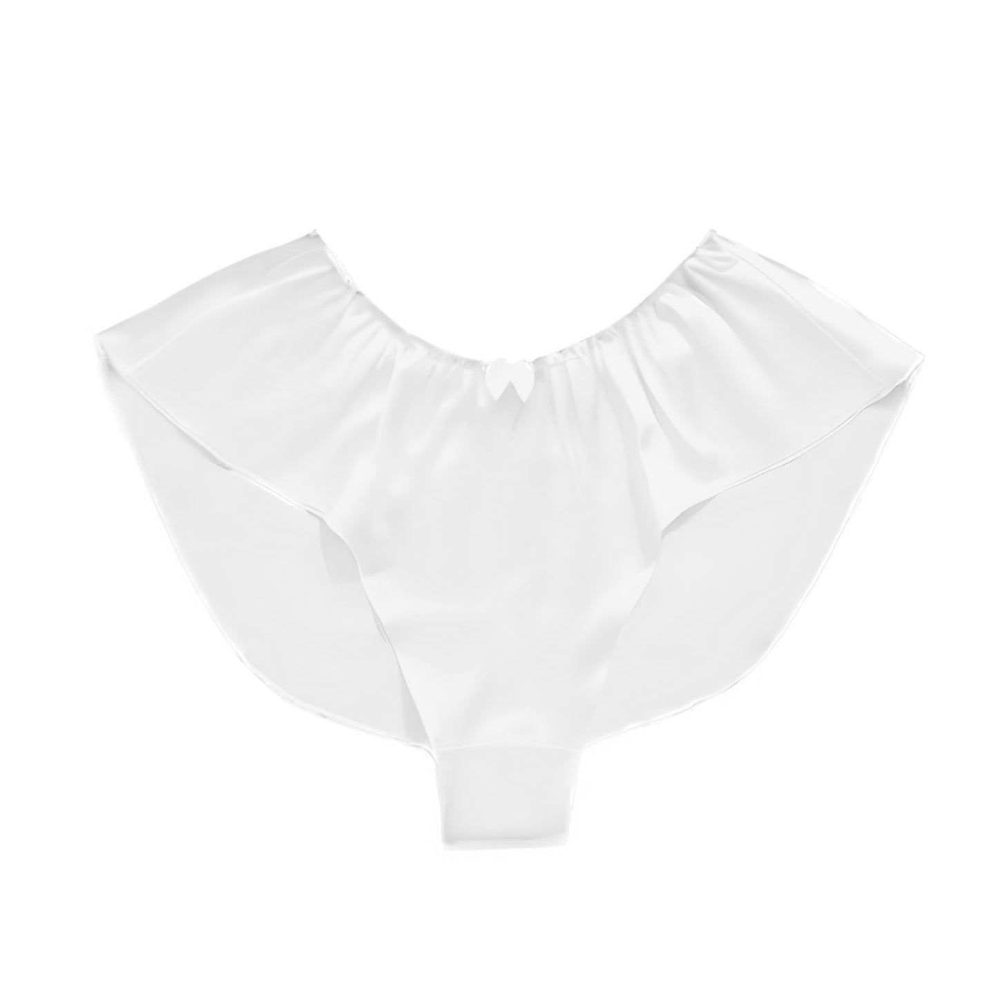 Silk French Knickers Shorts in White