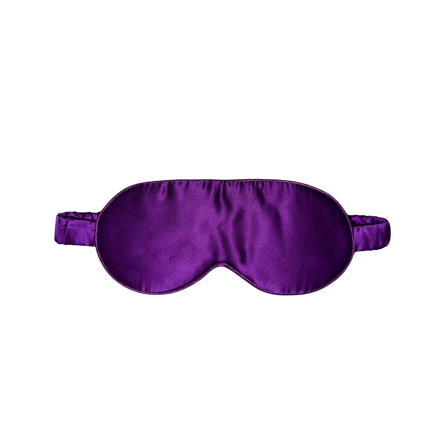 Ensemble culotte en soie et masque de sommeil en violet royal