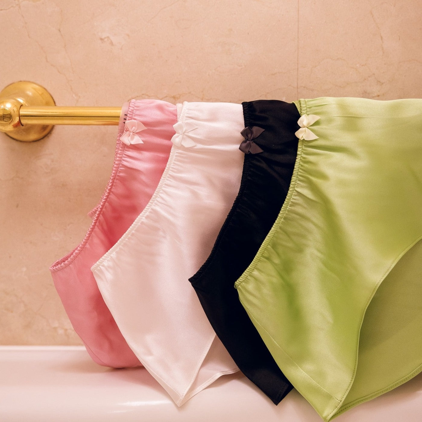 Silk French Knickers in Black – Abbraccio Lingerie